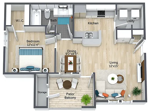 Floor plan Houston