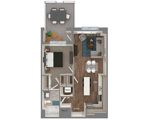 Floor plan A2-702sf-U-812