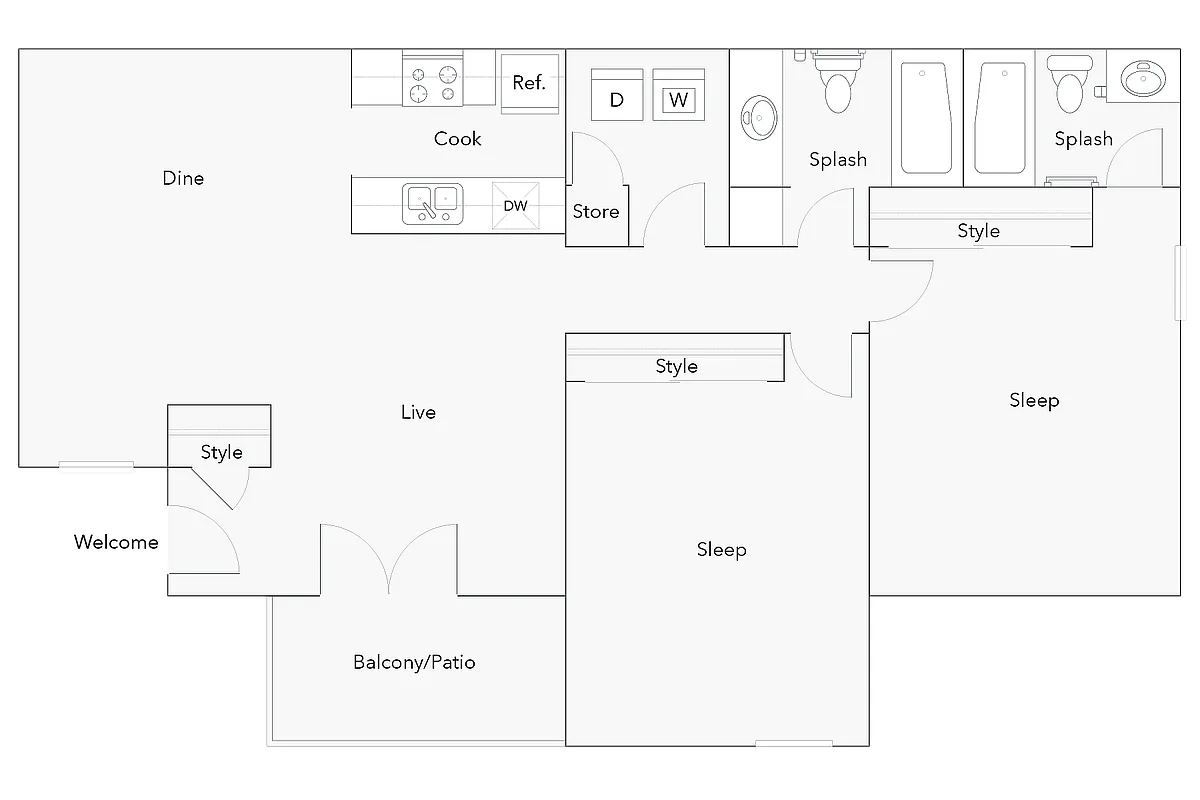 Floor plan Canton