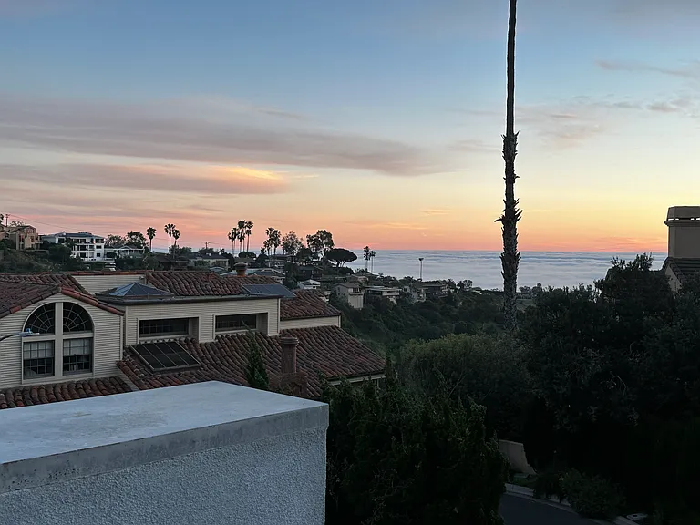 Sunset with ocean views