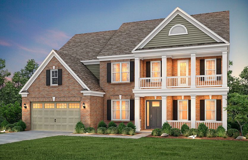 Beaconhill Exterior 7 features brick, siding and double front porch