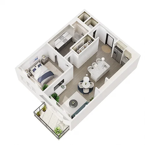Floor plan A1b