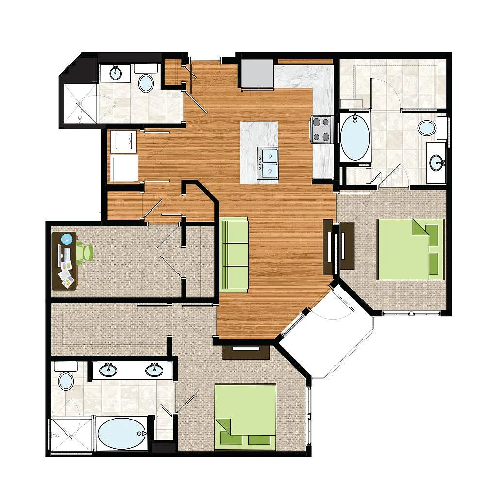 Floor plan E1HC