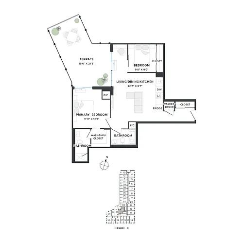 Floor plan 301