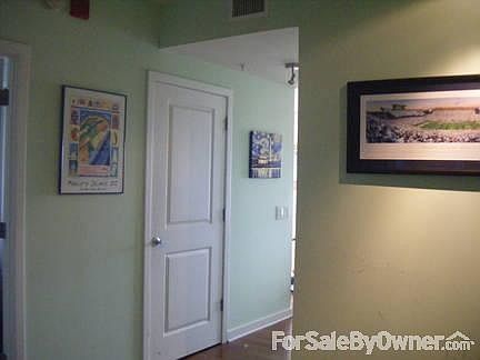 Foyer and hallway of unit
