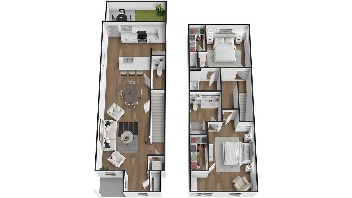 Floor plan Townhouse