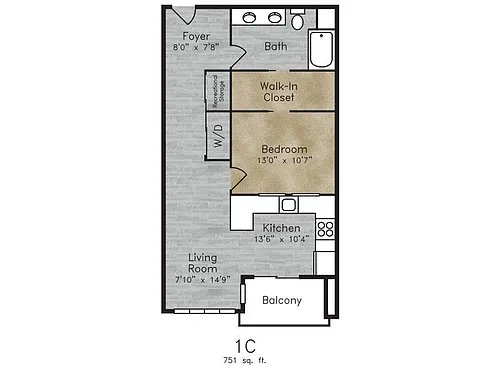 Floor plan THE FLATIRON