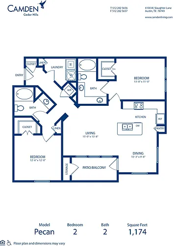 Floor plan Pecan