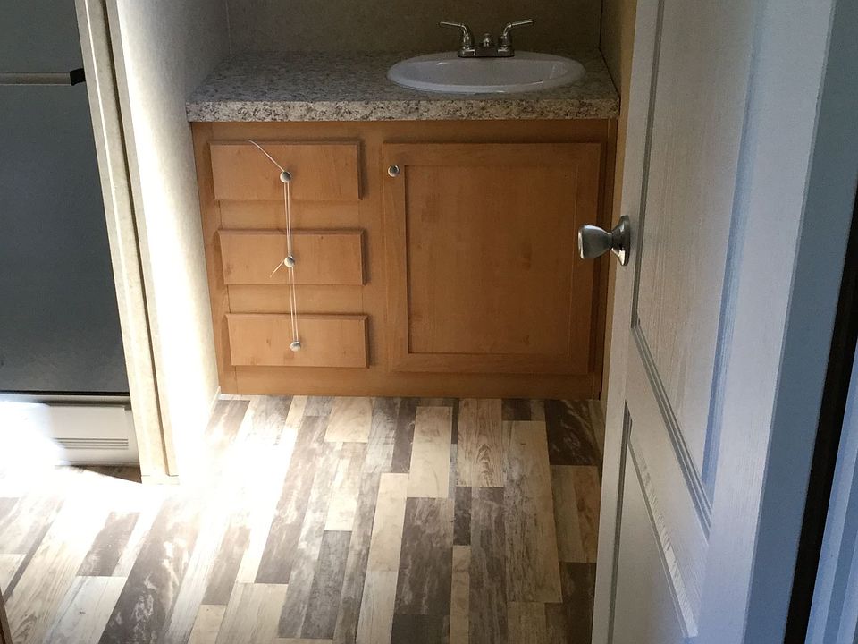 Pine cabinets in Bathroom Large walk in closet