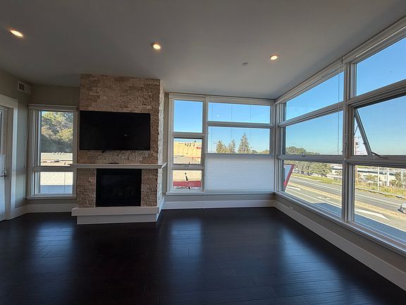 Open Living/Dining Space with Top-Down, Bottom-up Blinds