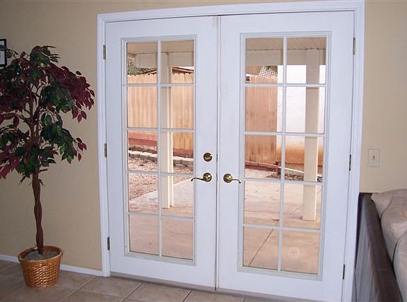 French Doors to Patio