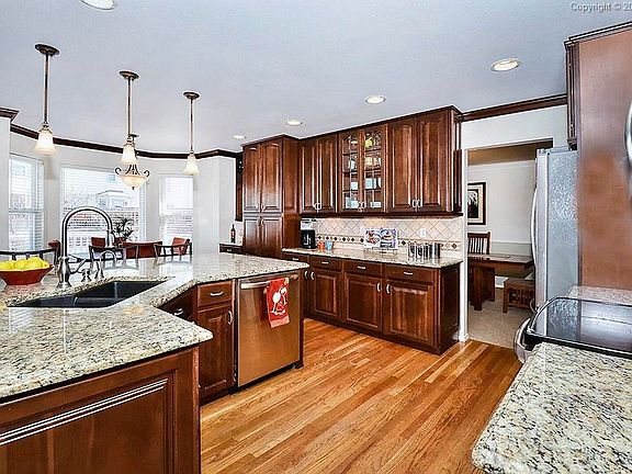 Granite counter tops and stainless appliances!