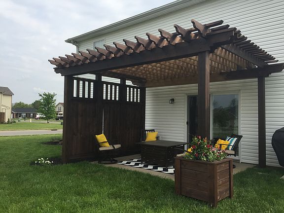 Back Patio with Privacy