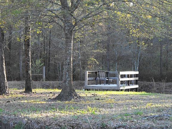 Deck on pond for fishing & relaxing.