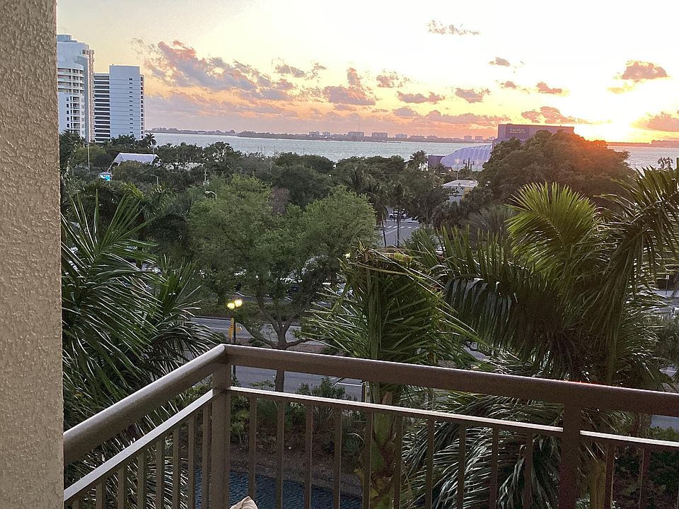 Sunset on the balcony