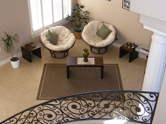View from Loft to Formal Living
