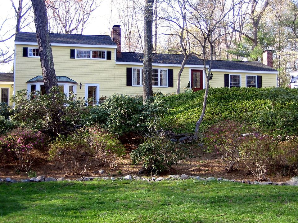 Spring view from pond