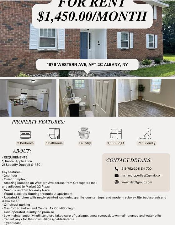 1st image of 1676 Western Ave APT 2-C