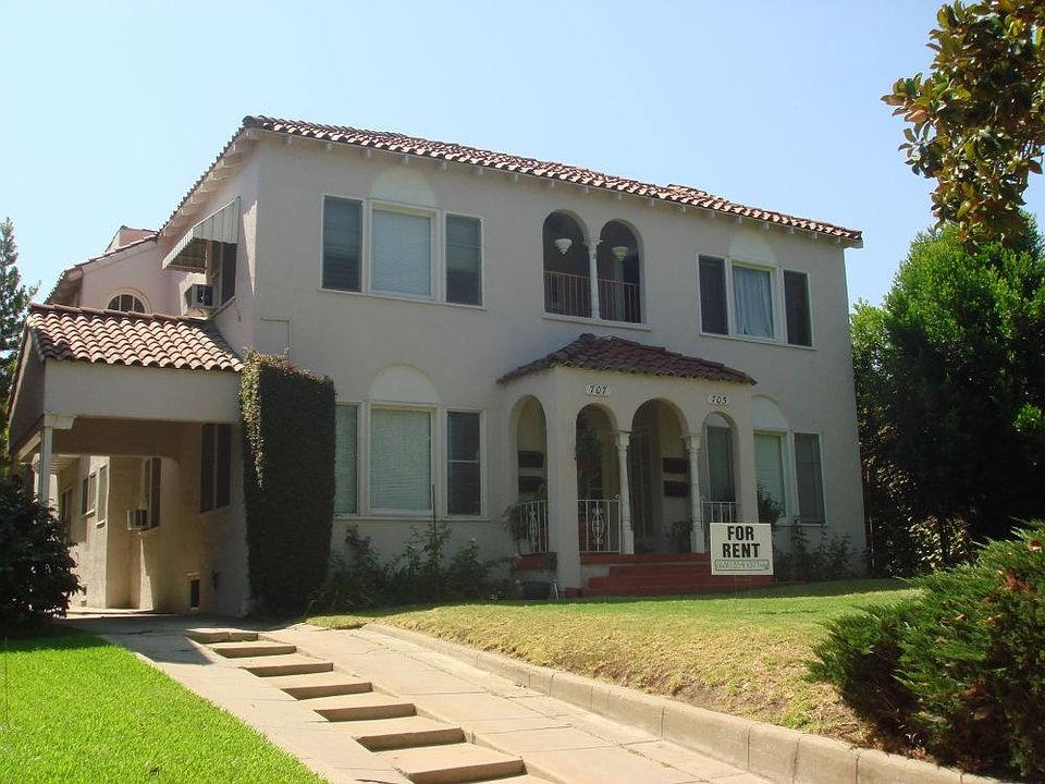 front of building