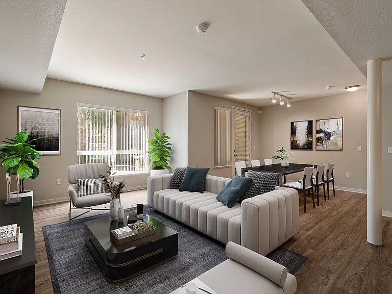 Homes feature vinyl plank flooring