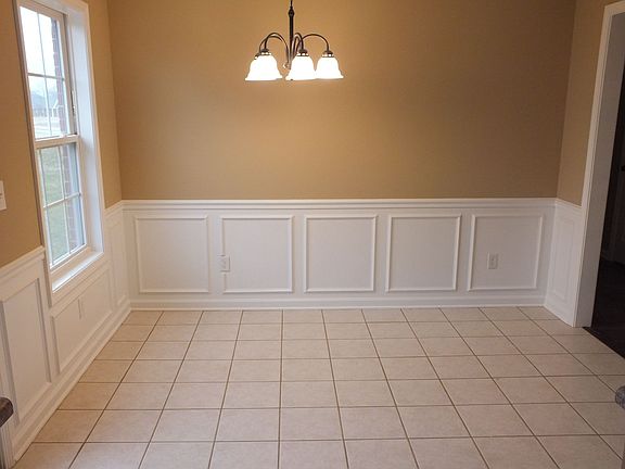 Wainscoting in the dining room!