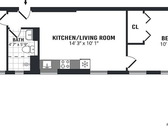 2nd image of 17 Catherine St APT 12