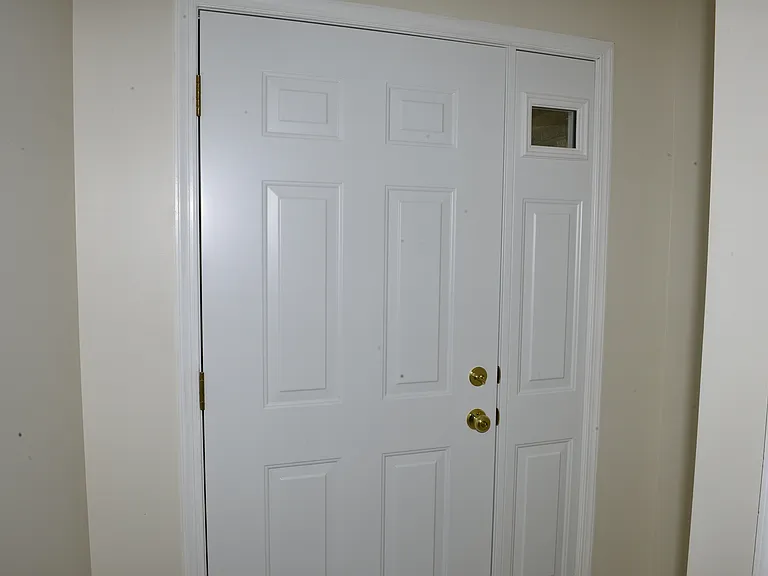 Front Entrance, New Door with Double Key Entry