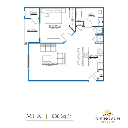 Floor plan M1A