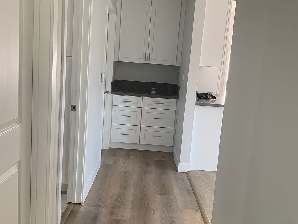 New flooring and cabinets