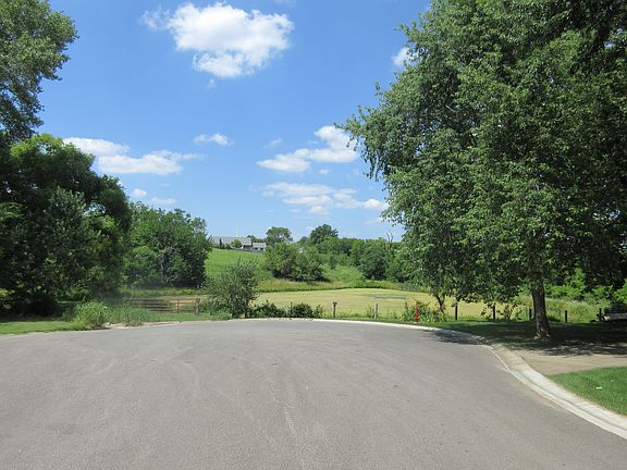 Looking down the cul-de-sac 