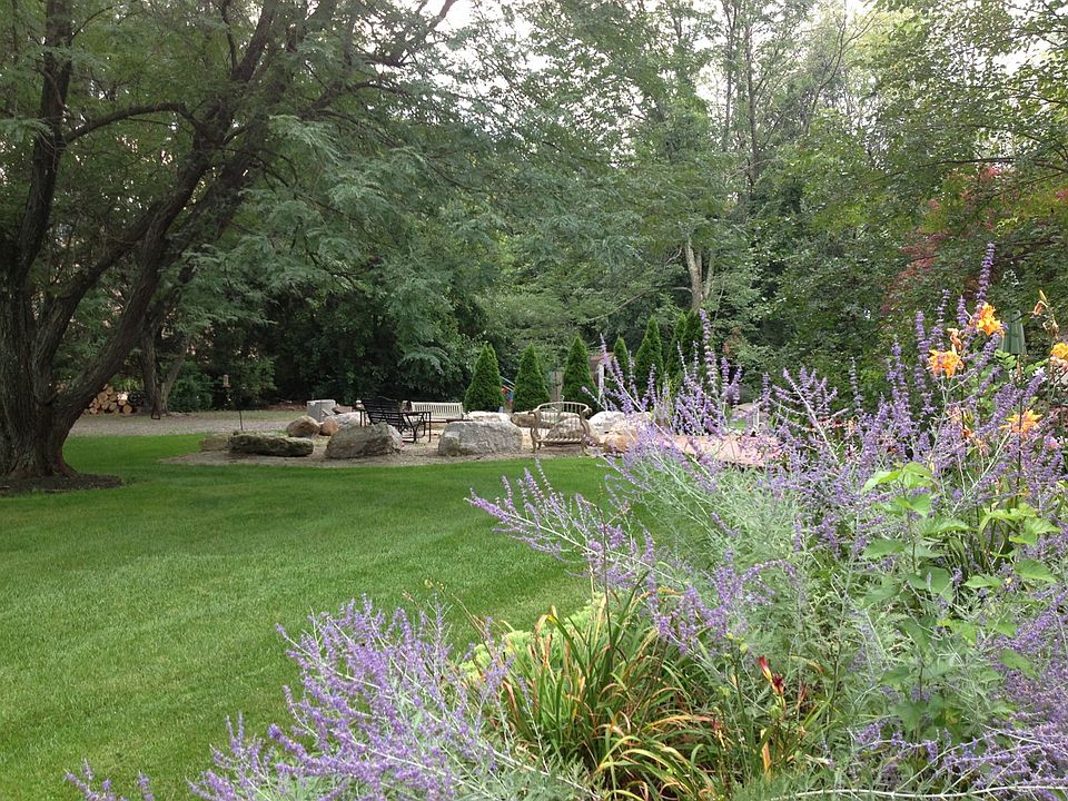 Spacious lawn
