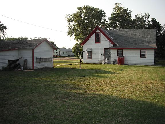 Back of house and garage