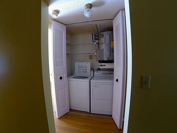 Washer and dryer in unit