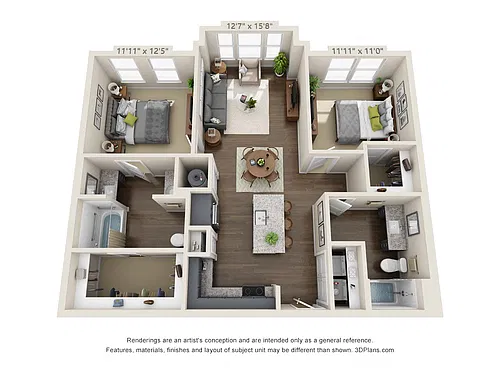 Floor plan Patterson