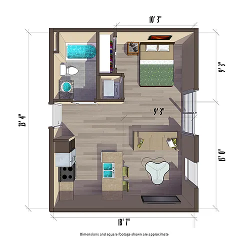 Floor plan Studio - I