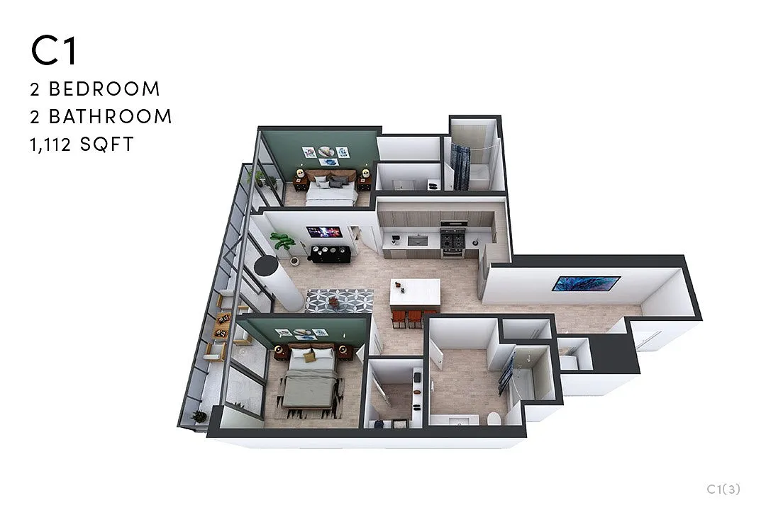 Floor plan Alina C1