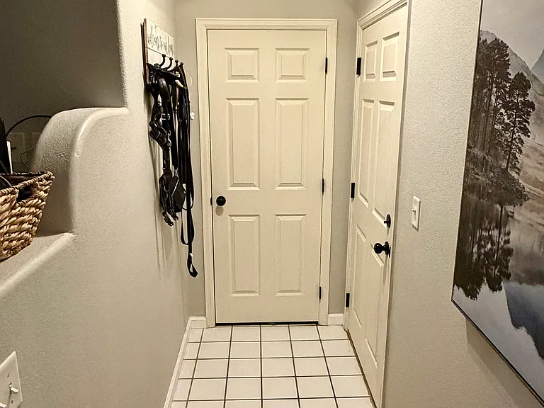 Closet and Door to the Garage