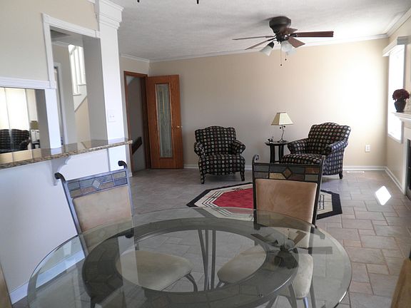 view from dining area