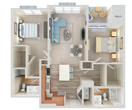 Floor plan B1-1079-Ter