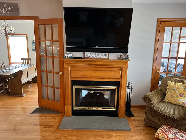 Propane fireplace
