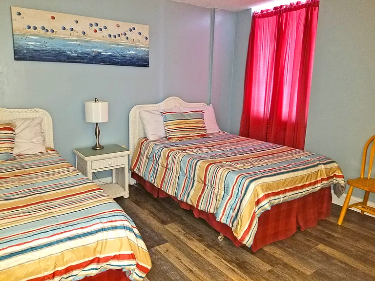 Bedroom two double beds