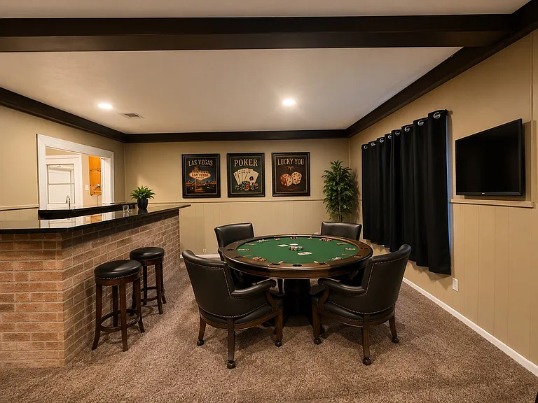 *Virtually Staged Den/Bar Area