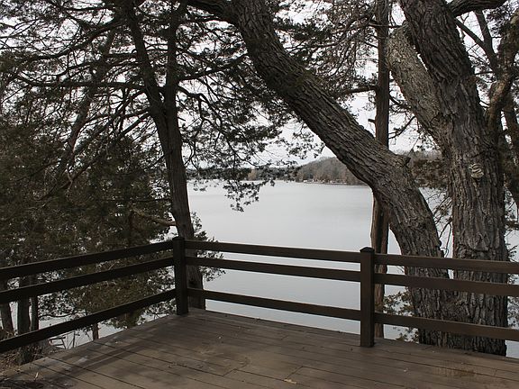Lakeside deck