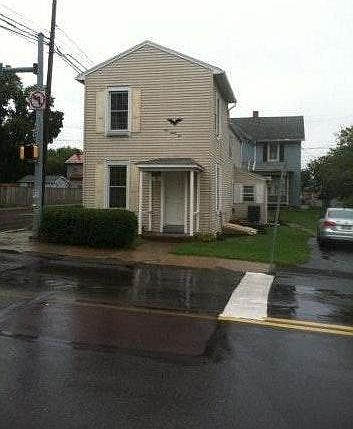 front of property