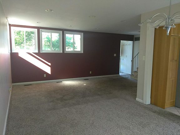 Living area view from dining area