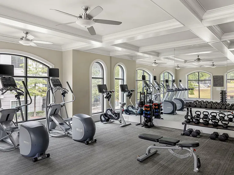 Elevate your fitness routine in our state-of-the-art gym, equipped for all your workout needs.