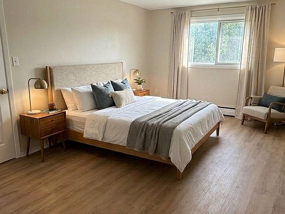 Primary bedroom (unit is not furnished).
