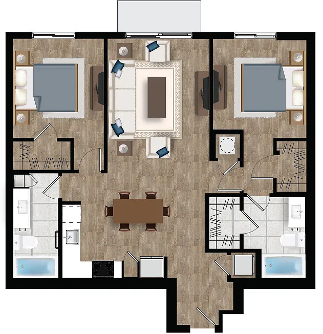 Floor plan B2-C