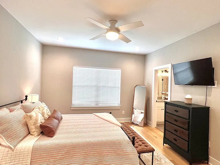 Master with private bath and walk-in closet