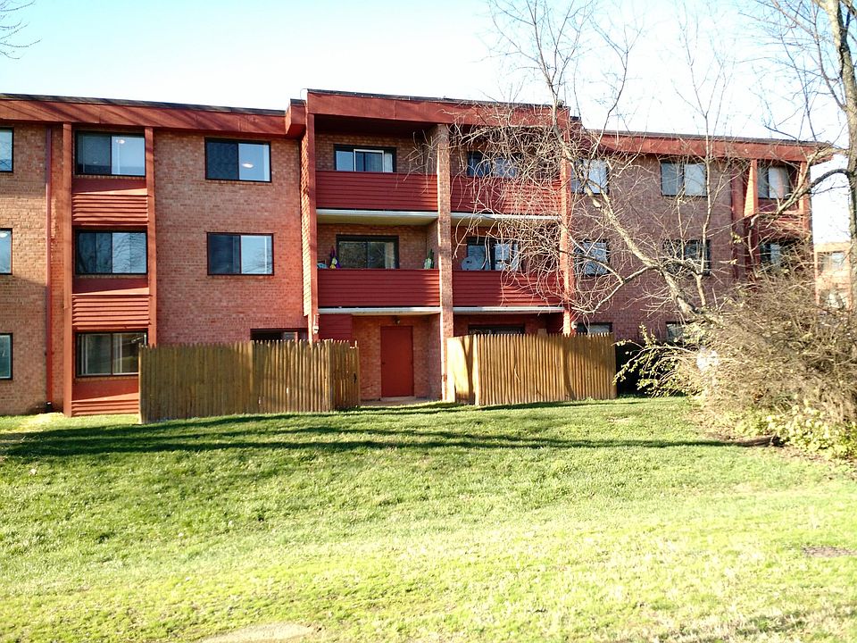 View of patio (back of building)